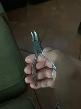 Uñas ranura especial tijeras de uñas boca oblicua Olecranon las uñas de los pies Clipper con incrustaciones de clavo del clavo Clipper pedicura manicura herramienta