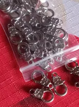 30 cierres de langosta de Metal de 16mm para collares pulseras ganchos Cierre de cadena accesorios artesanales para la fabricación de joyas DIY
