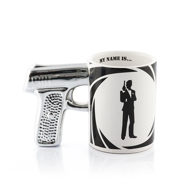 Secret Agent Pistol Mug