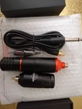 Máquina de tatuaje rotativa, interfaz RCA, Motor de importación, avión, aleación de aluminio, maquillaje permanente, pistola de tatuaje