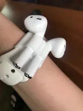 Soporte de silicona para Apple AirPods, funda antipérdida para Apple Watch series 3 2 1, Iwatch 4 5 6 SE