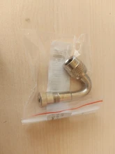 Adaptador de válvula de neumático de aire para camión, accesorios de ciclismo, vástago de extensión de latón de alta calidad, 45/90/135 grados, 1 ud.