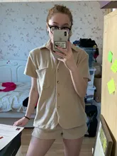 Sampic-chándal informal de verano para mujer, conjunto de pantalones cortos de dos piezas, camisetas amarillas y Mini pantalones cortos sueltos, ropa de salón a la moda, 2021