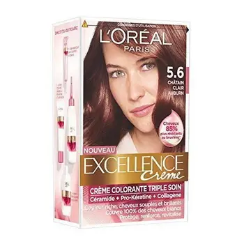 

L'OREAL PARIS Excellence Coloring-5.6N reddish Brown light