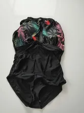 Swimwear Women Monokini Bathing-Suit Tank Potos Girls Plus-Size Heart Sexy Badpak