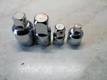 4 Uds. 1/4 3/8 1/2 convertidor de adaptador de enchufe de accionamiento reductor de impacto de aire Craftsman adaptador de llave de tubo conjunto de herramientas de mano herramientas de reparación