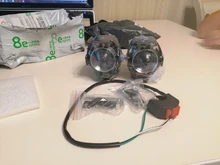 Focos LED U5 para Faro de motocicleta, luces auxiliares para Moto, DRL, antiniebla, Universal, 12V, para bicicletas y coches