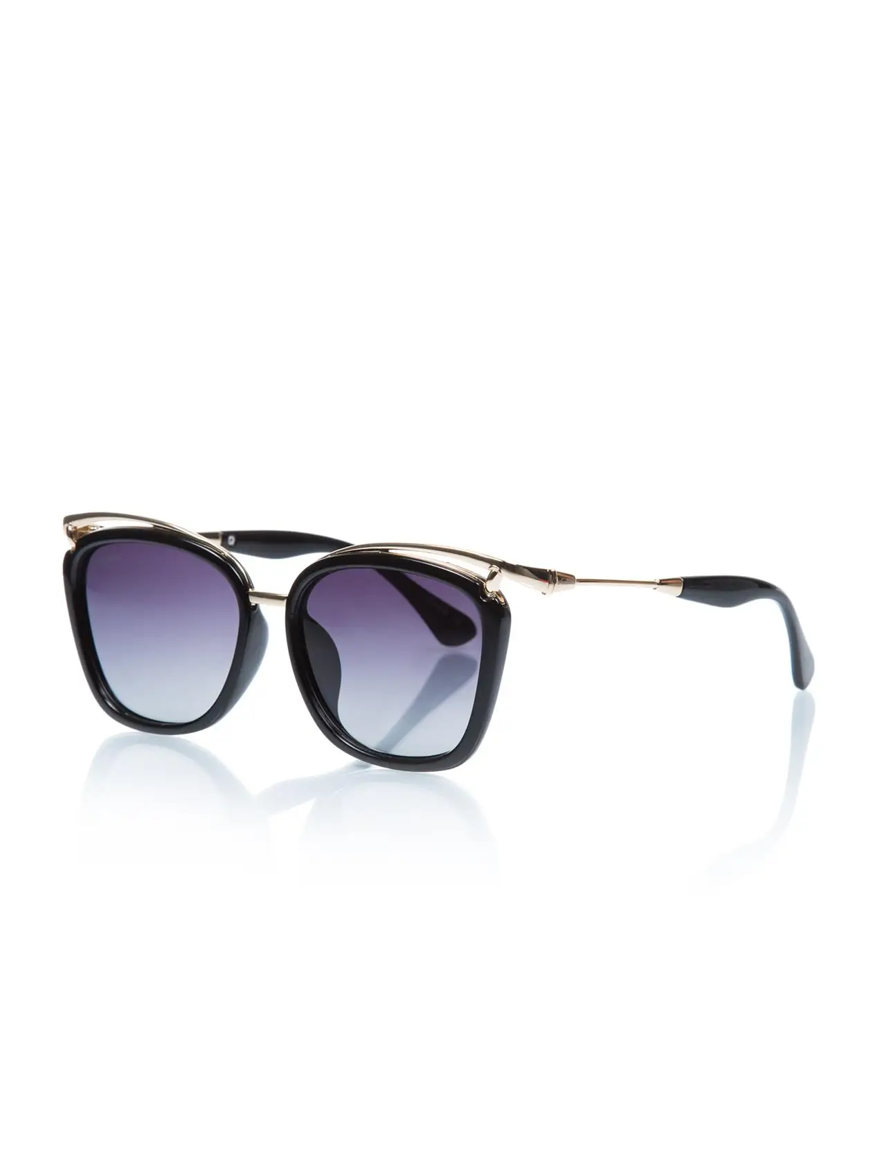 

Women's sunglasses anb 215 01 bone black organic rectangle rectangular 56-18-128 annabella