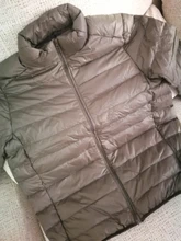Chaqueta de plumón con cuello levantado para hombre, Parka ultraligera, prendas de vestir portátiles, a prueba de viento, chaqueta de plumón de pato blanco, 6XL, Otoño e Invierno