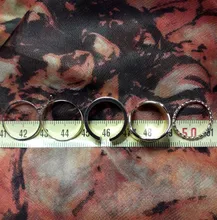 17KM-Conjunto de anillos de cadena de ancho de oro Punk para mujer y niña, sortijas finas irregulares para dedo, regalo, joyería para fiesta 2021