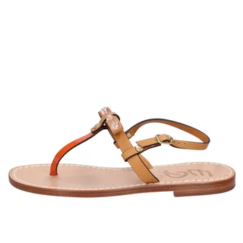 

EDDY DANIELE sandals women brown leather