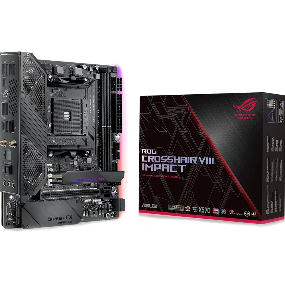 Материнская плата ASUS ROG CROSSHAIR VIII IMPACT|Материнские платы| |