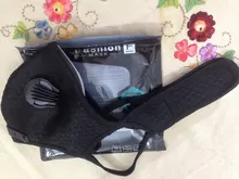 Máscara de cara de ciclista con filtros PM 2,5, Mascarilla anticontaminación con válvula de respiración de carbón activado para ciclismo