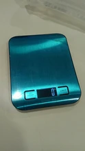 Báscula digital para cocina, balanza de acero inoxidable con pantalla LCD, precisa, 1 g/0,1 oz, electrónica, para alimentos, cocinar y hornear