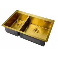 Мойка для кухни ZorG ZL R 780-2-510-R BRONZE(Материал нержавеющая сталь, звукопоглощающее покрытие