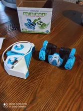 Sinovan Hugine RC coche 2,4G 4CH truco deriva deformación Buggy coche de Control remoto de coche 360 grados Flip niños Robot coches RC de juguete