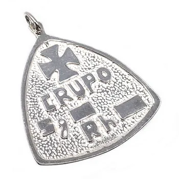 

Silver Plate 925 Sterling m triangulate cross 31mm. Group [AB5227]