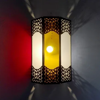 

Wall Aluminum AND Glass Moroccan Craft Morocco Ethnic 1059