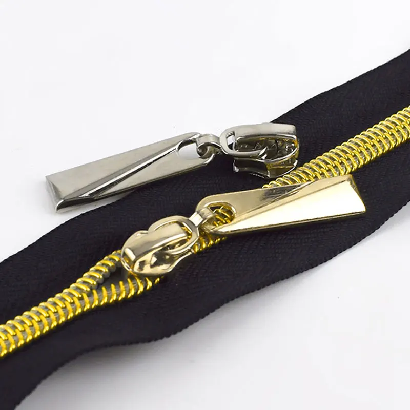 Detachable #5 Metal Auto Lock Zipper Head Pullers for Zipper Sliders Zippers Repair Kits Pull Tab DIY Sewing Accessories