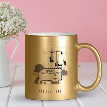 

Personalized Professional Occupational health and Safety Co-Ordinator Golden Gilded Mug Cup