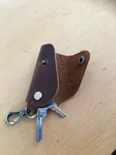 Keychain-Pouch Genuine-Leather Key-Bag Mini-Key Fashion Package Waist-Hanging Creative