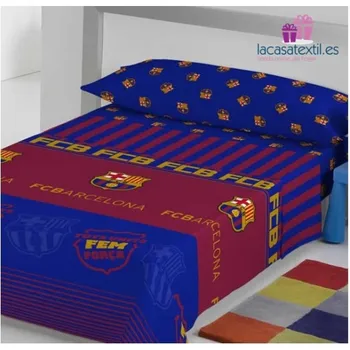 

Sheet Set FC BARCELONA 90 FLANNEL STADIO FUT 01