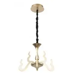 

MICHI Chandelier with LED 30 W, metal Champagne Matt GLOBE