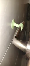 Perilla de puerta de pared, almohadilla silenciadora de impactos, manija de la puerta del armario, silenciador de bloqueo de silicona anticolisión, amortiguador, Tope de puerta, 2 uds.