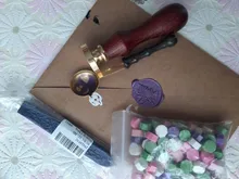 Cuchara de cera de lacre Anti-caliente mango de madera Retro cera estampado cucharas tarjetas de invitación sellos decorativos artesanía