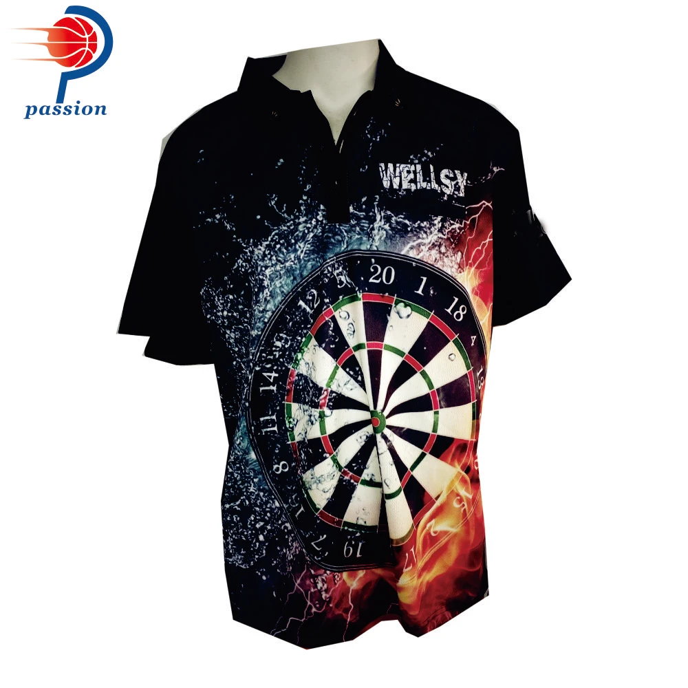 Рубашки поло Дротика на заказ с 3 передними кнопками|custom dart shirts|shirt poloshirt shirt |