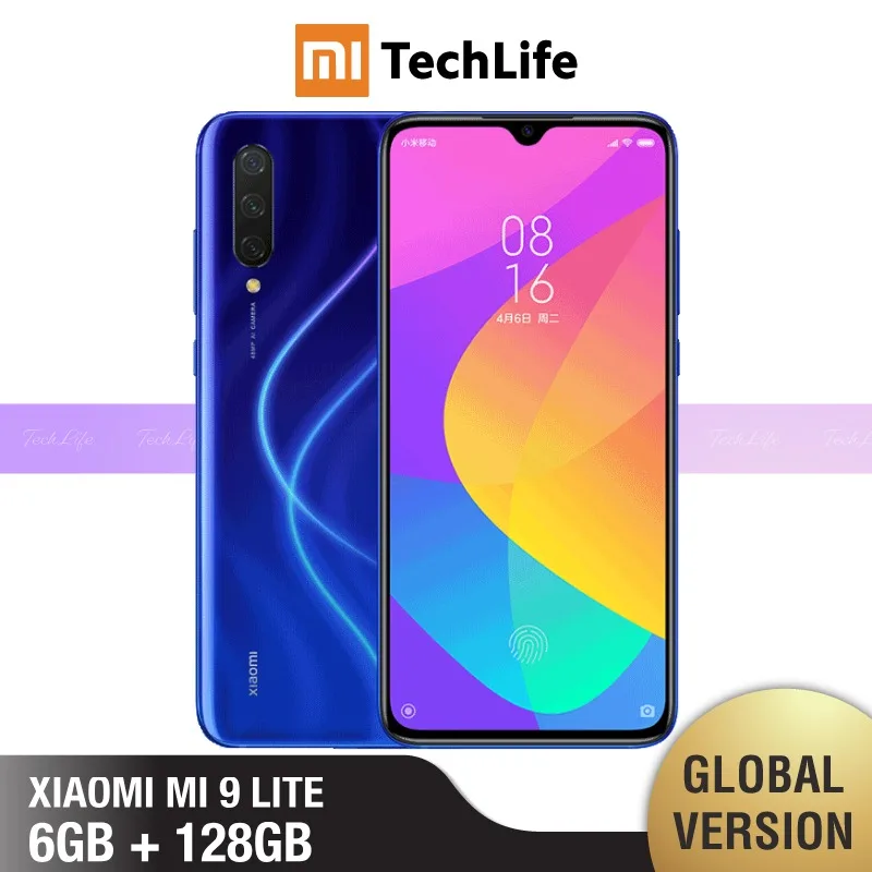 Глобальная версия Xiaomi Mi 9 Lite 128 ГБ ROM 6 Гб RAM(абсолютно новая/запечатанная) mi 9 lite, mi9lite, mi 9, mi9 - Цвет: Blue 128GB