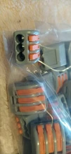 Conector de cable adaptador de enchufe rápido de bloque, Color gris/transparente, 32A RF, Lightning, 30/50/100 piezas, Mini Universal