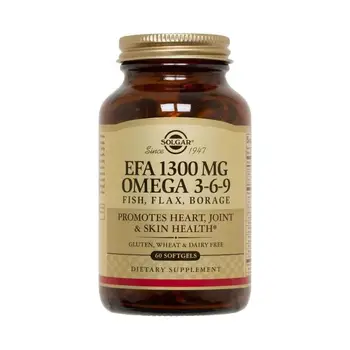 

Efa 1300 Mg Omega 3 6 9 60 Softgels[Solgar]