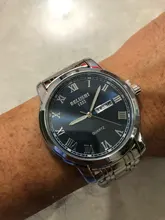 BELUSHI-reloj de cuarzo para hombre, cronógrafo luminoso de acero inoxidable, resistente al agua, con calendario y fecha, de negocios