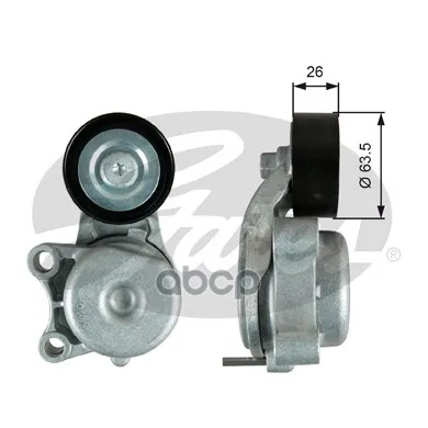 Натяжитель Ремня Приводного Jeep Grand Cherokee 3.0d 11- Gates T39343 Gates арт. T39343