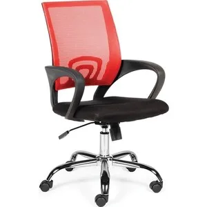

Chair office Norden Spring red-black base Chrome/red mesh/black fabric