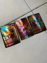 10-300 Uds francés versión tarjetas de Pokemon V GX MEGA equipo EX juego Tarjeta de batalla