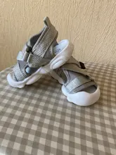 Verano niño Sandalias Zapatos de chica de bebé red monocolor de tela transpirable niños zapatillas de deporte infantil para niños chicas deporte sandalias SYJ035