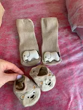 Primavera y otoño de algodón suave para el invierno calcetines de niñas bebé recién nacido animales de dibujos animados bebé calcetines bebé niño Calcetines antideslizantes calcetín