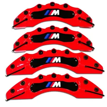 

4 Red BMW Brake Caliper Covers E30 E36 E46 E39 E90 E91 E92 E60 F80 F82 M POWER