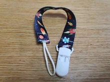 Cadena de Clip para chupete de bebé, soporte para muñeco para pezones, Clips para chupete, soporte ajustable para pezones