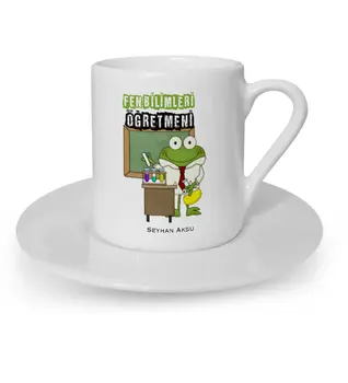 

Personalized the Natural Science Teacher is Turkish coffee Cup-2