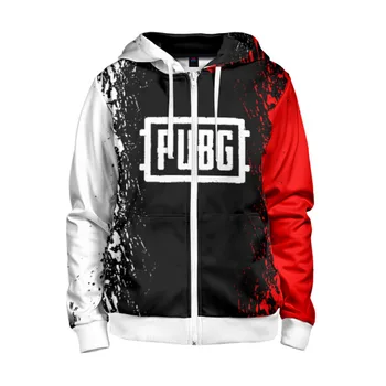 

Children's sweatshirt 3D with zipper PUBG