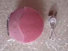 Ultra sonic eléctricos de silicona cepillo de limpieza Facial Sonic cara limpiador limpiando piel Mini lavadora masajeador cepillo recargable