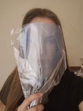 Mascarilla facial para peluquería, Protector de pelo de corte de pelo teñido profesional, accesorio de estilo de peluquería