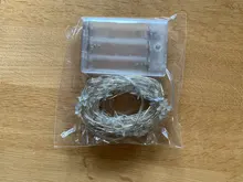 Fairy-Lights Battery-Operated Party-Use Copper 60-Star Outdoor LED Xmas Long for Silver-Color