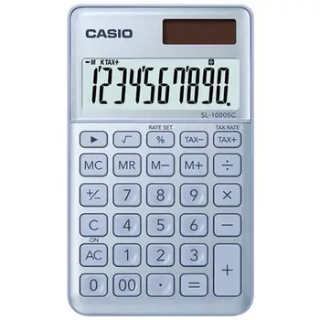 

SL-1000SC-BU pocket calculator, sky blue
