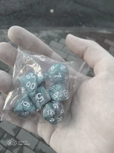 Mixed Dice Board-Game-Accessories Games Dnd-Board Polyhedral-Color 7pcs/Set for RPG