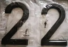 15cm Big 3D Modern House Number Door Home Address Numbers for House Digital Door Door