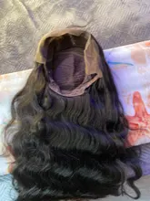 Allove de la onda del cuerpo de la peluca con malla Frontal transparente 13x4 peluca Frontal de encaje pelucas de cabello humano para las mujeres negras 28 30 pulgadas peluca con malla Frontal